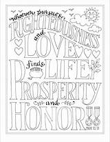 Coloring Verse Scripture Flandersfamily sketch template