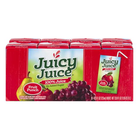 Save On Juicy Juice 100 Juice Fruit Punch No Added Sugar 8 Pk Order