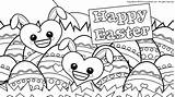Paskah Mewarnai Telur Kelinci Minggu Sekolah Kumpulan Sketsa sketch template