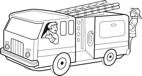 fire engine colouring picture fire truck drawing fire trucks truck