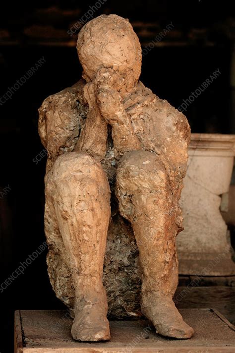 body cast pompeii stock image e905 0236 science
