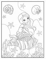Meerjungfrau Malvorlage Meerjungfrauen Malvorlagen Verbnow Starfish Sitting sketch template