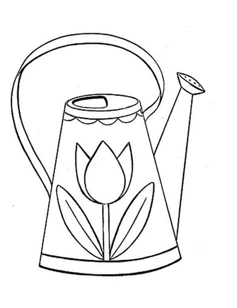 drawing  watering  coloring page coloring sun coloring pages