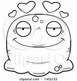 Blob Cartoon Booger Mascot Lineart Loving Character Vector Clipart Coloring Pudgy Sad Illustrations Poster Print Thoman Cory Illustration Outlined Similar sketch template