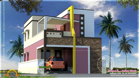 modern style south indian house exterior kerala home design  floor plans