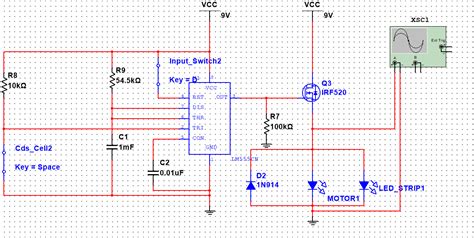 dc motor multisim circuit design    timer electrical engineering stack exchange
