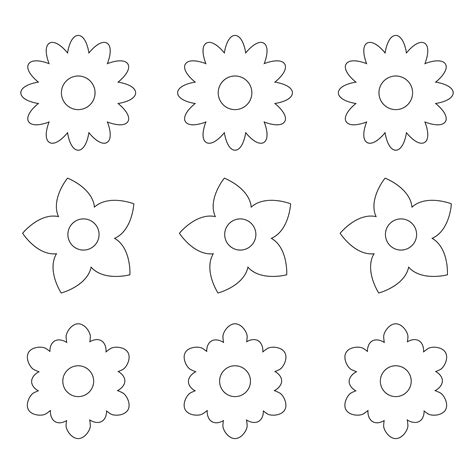 paper flower templates printables