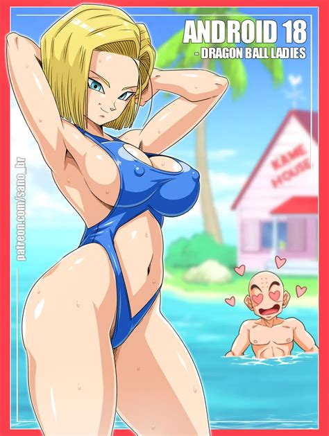 Rule 34 1girls Android 18 Armpits Arms Behind Head Arms