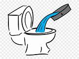 Flush Clipart Toilet Waste Liquid Down Bathroom Webstockreview Bowl Pinclipart Clipartkey sketch template