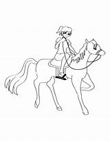 Horse sketch template