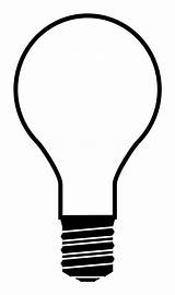 Bulb Outline Light Silhouette Clipartmag Svg sketch template