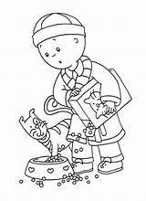Caillou Coloring Pages Printable Dinokids Kids Para Colouring Imprimir Gratis Bestcoloringpagesforkids Close sketch template