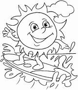 Summer Coloring Pages Vacation Printable Color Getcolorings Print sketch template