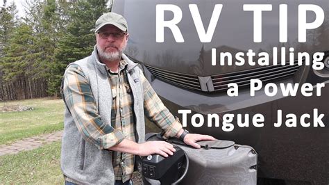 rv tip   install  lippert electric tongue jack youtube