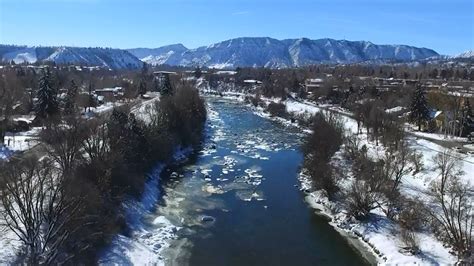 durango colorado winter drone footage youtube