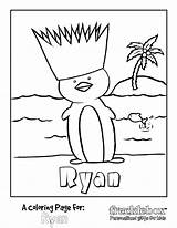 Coloring Personalized Pages First Name School Kindergarten Color Morning Work Sheets Ryan Kids Custom They Easter Sheet Visit Cool Come sketch template