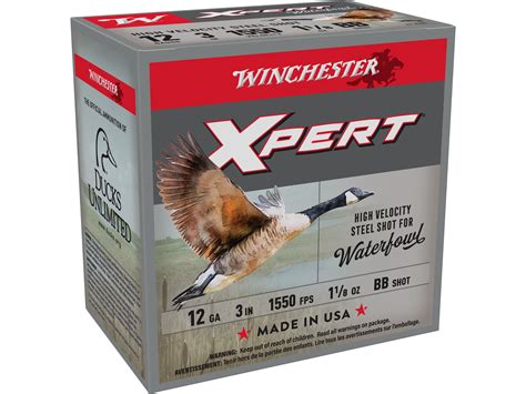 Winchester Super X Xpert High Velocity Waterfowl 12 Ga Ammo 3 Bb Steel