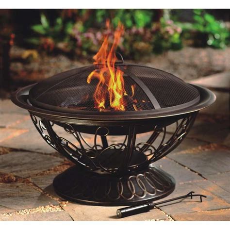 Az Patio Heaters 30 Inch Wood Burning Fire Pit Ft 022