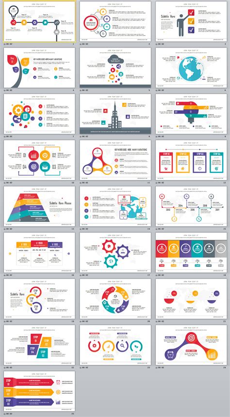 infographic  powerpoint templates behance