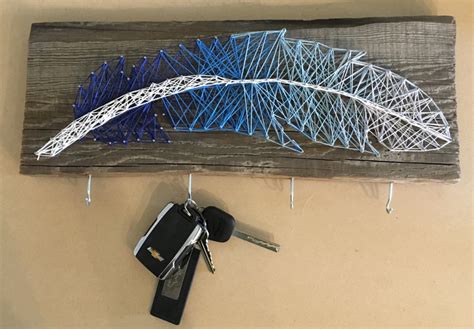 feather string art