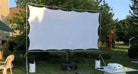 projector   white sheet