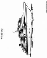 Ship Cruise Coloring Pages Printactivities Kids Boat Ships Large Sheets Sheet sketch template