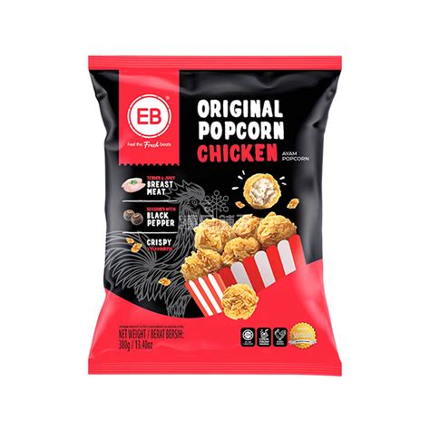 eb popcorn chicken original  frozen food  priced quality delivery ipoh perak malaysia