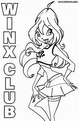 Winx Club Coloring Pages Bloom Girls sketch template