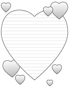 heart shaped writing  doodling paper  valentines day