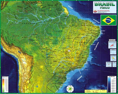 brasil físico bia mapas editora