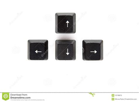 isolated arrows  computer keyboard royalty  stock photo image