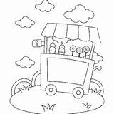 Ice Cream Cart Coloring Pages Surfnetkids sketch template