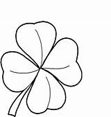 Coloring Clover Leaf Drawing Pages Flower Four Choose Board Three sketch template