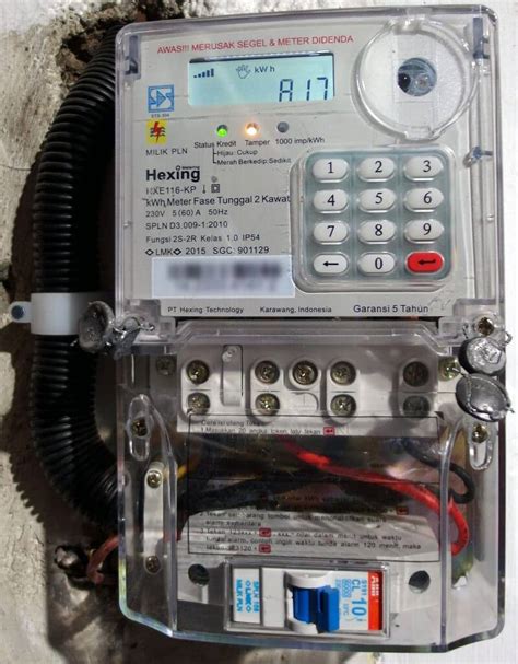 meteran listrik pln prabayar merek hexing tipe hxe kp riftominfo blog info