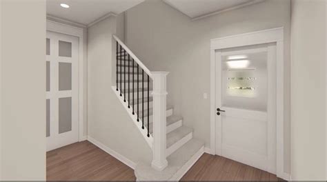 Pin By Melissa Mcdonald On Modern Farmhouse Plans Stair Remodel