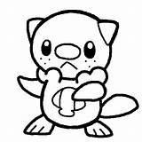 Oshawott Pokemon Coloring Pages Getcolorings Color Printable sketch template