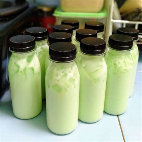 Resep Minuman Susu Jelly Rasa Melon Royal Jelly Drink Super Segar