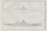 Missouri Battleship sketch template