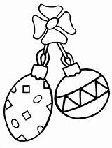 Coloring Christmas Pages Ornaments Ornament Kids sketch template