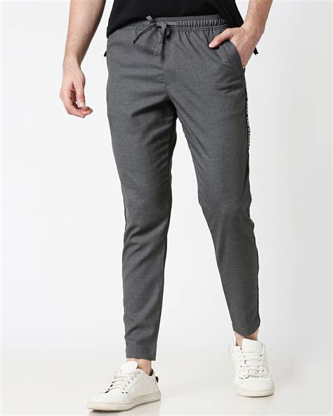 buy grey mens casual jogger pants  men grey   bewakoof