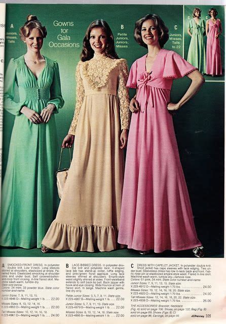 prom pretty seventies fashion vintage outfits 60s and