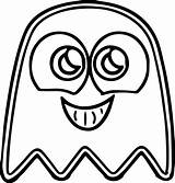 Coloring Pacman Ghost Pages Cute Wecoloringpage Printable Ghostly Adventures Getcolorings sketch template