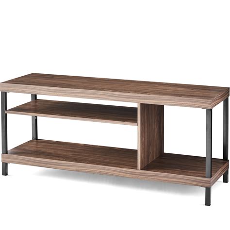 mainstays sumpter park collection media tv stand for tvs up to 42 multiple finishes