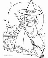 Halloween Coloring Cute Pages Getcolorings sketch template