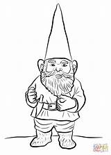 Gnome Coloring Pages Garden Printable Gnomes Drawing Print Christmas Color Beard Supercoloring Fantasy Getdrawings Gnomeo Business sketch template