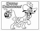 Halloween Coloring Pages Pluto Mickey Dog Disney Kids Printable Print Peanuts Sheets Oscar Friends Superhero Simple Happy Color Cool Getcolorings sketch template