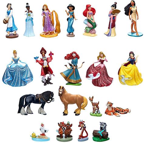 disney princess disney princess exclusive  piece pvc mega figurine playset  toywiz