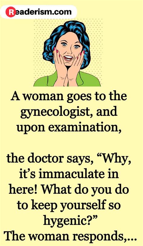 Woman Goes To The Gynecologist Readerism Com