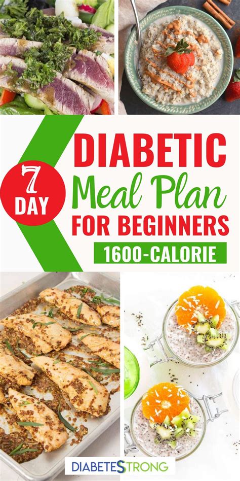day diabetes meal plan  printable grocery list   meal