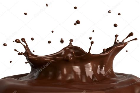 chocolate splash stock photo  cssergdibrova